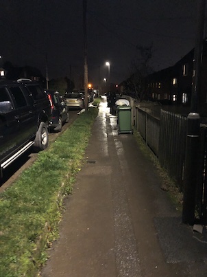 Lamp Posts at night